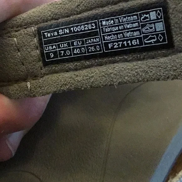 Teva Black and Gray Women's Sandals - Picture 7 of 7